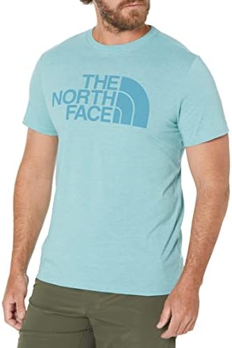 Мъжка тениска THE NORTH FACE с къс ръкав Half Dome Tri-Blend, Reef Waters Хедър, Голям размер