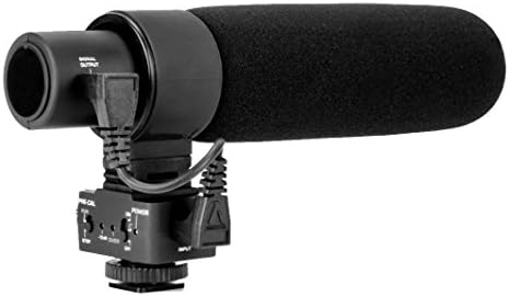 Digital enhanced суперкардиоидный микрофон с ЦПУ, Съвместим с Nikon D7200 (стерео /пушка) с ръчен Dead Cat Wind