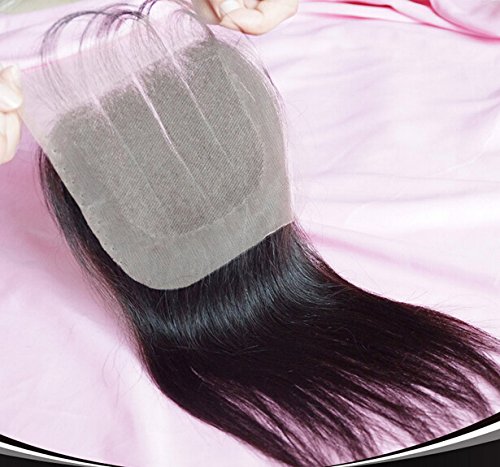 2018 Популярни DaJun Hair 8A 3-Лентов Лейси Закопчалката С Лъчите на Преки Перуански Дева Коса Комплект От