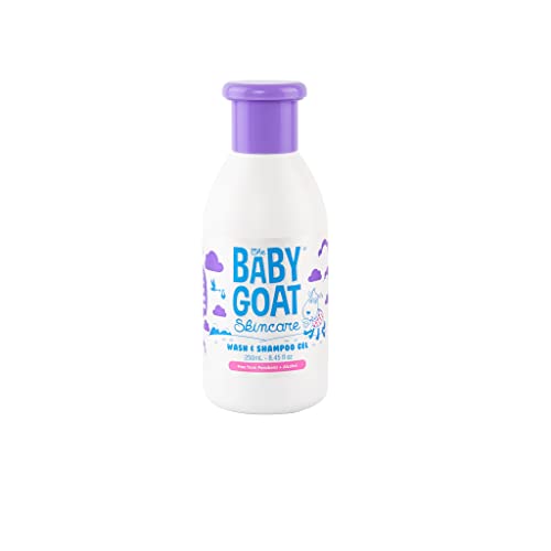 The Baby Коза Skincare - Средство за измиване и шампоан от чисто козе мляко за новородени и бебета, за овлажняване на кожата