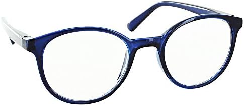 унисекс очила за четене Best Readers за възрастни, с Овална форма, Сини / С прозрачни лещи, 2.0