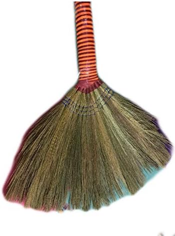 Пластмасова метла за почистване на пода от билки Burma (37,5 инча, цвета може да варира) (Hard_Floor)