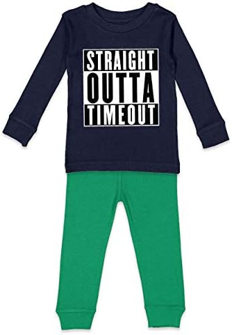 Straight Outta Timeout - Комплект детски ризи и панталони в стил хип-хоп-Пародия