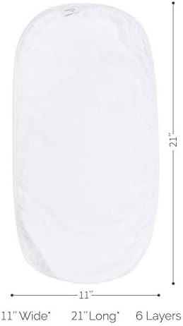 Муслиновые кърпички Natemia за новородени от оригване | Голям размер 21 x 11 | Супер Впитывающий и ультрамягкий бамбук | 6-Слойный дизайн | Подаръчен комплект от 3 теми