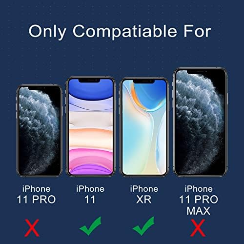 Течни кристали за носене Spigen за iPhone XR (2018) - Защитно фолио от кристално чисто стъкло и стъкло ORIbox за iPhone 11, Защитен слой от закалено стъкло XR (6,1 инча), 3 бр. (опаковка от 1