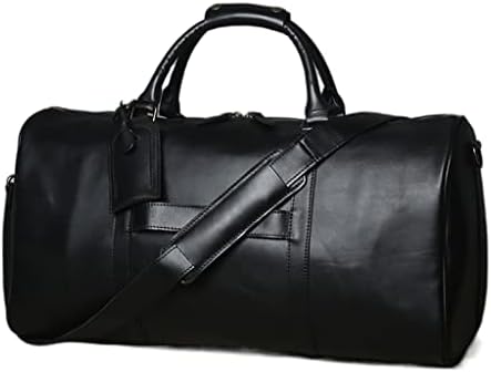SEASD Мъжка Чанта за ръчен багаж, чанта от естествена кожа с Голям Капацитет на едното рамо, Месинджър за 15-инчов лаптоп