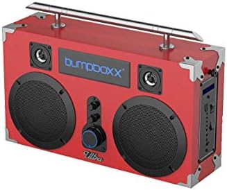 Bumpboxx Bluetooth Boombox Ultra USA | Ретро Boombox с Bluetooth-високоговорител | Включва перезаряжаемую литиевую