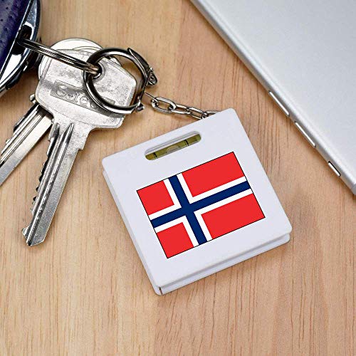 Рулетка ключодържател с надпис Знаме на Норвегия /Инструмент за измерване на нивелир (KM00014836)