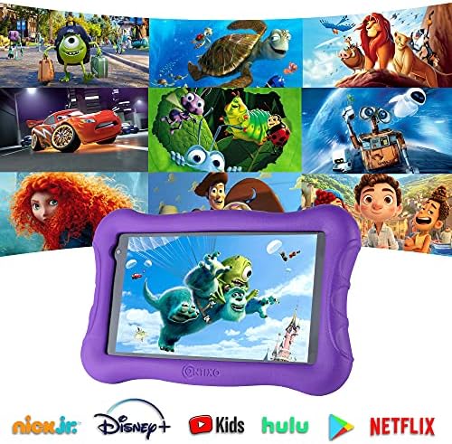 Contixo Kids Tablet V10 Plus + Комплект безжични слушалки за децата, 7-инчов Детски образователен таблет и сгъваема