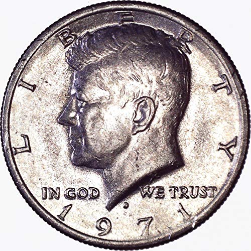 1971 Г. Кенеди Полдоллара 50 цента На Около необращенном формата на
