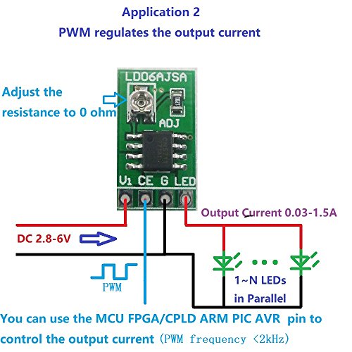 DC 3,3 3,7 5 В Led Драйвер dc 30-1500МА Регулируема Модул PWM Такса за Управление за USB Led Фенерче 18650 Li-ion