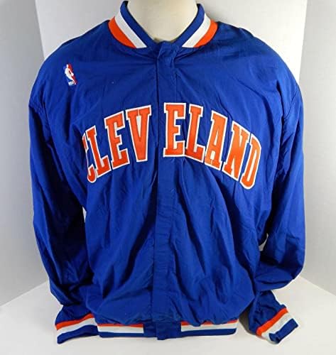 1991-92 Кливланд Кавалиърс Джим Хаврилла Освободен Детска Синя яке За загряване 48 3 - Използван игра в НБА
