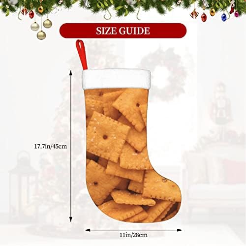 Ююй Вкусни Бисквити Коледен Отглеждане Празнична Украса Камина Окачен На Стелката 18 Инча(А) А) Чорапи