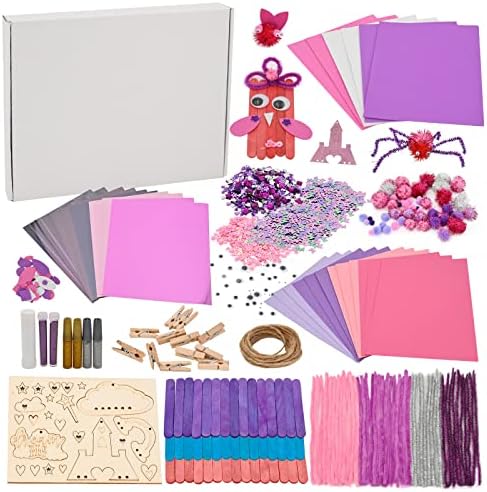 Комплекти за Производство на пощенски Картички Livholic за Момичета, Опаковка от Цветен Картон, хартия, Цветна Хартия за