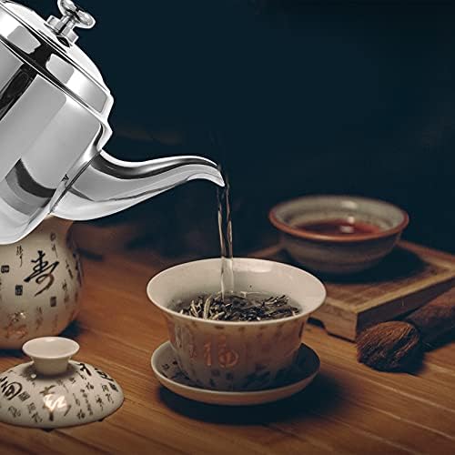 Чайник за чай Hemoton От Неръждаема Стомана Кана От Неръждаема Стомана С приготвяне на чай 1400 мл Походный