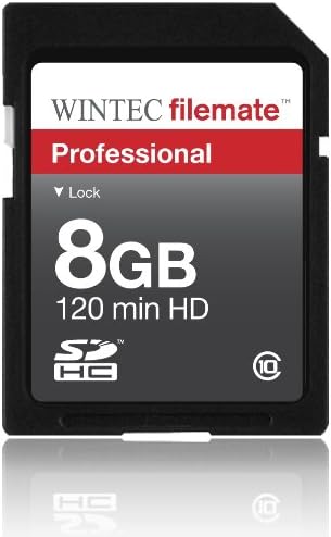 Високоскоростна карта памет, 8 GB, клас 10 SDHC карта За камера Panasonic SDR-H85 SDR-S10. Идеален за висока