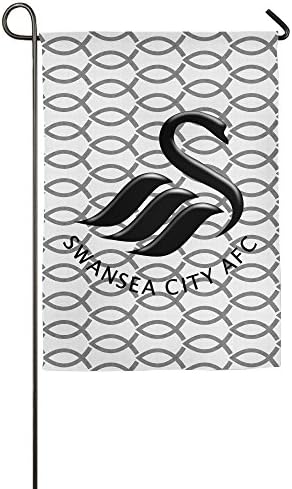 Лого NEKOSANN Swansea City AFC Домашен Флаг / Градински Знаме/Флаг На закрито/На открито 1218/1827 Инча