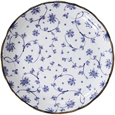 MJWDP 6,5-Инчов Реколта Японската Керамична чиния за хранене на Синьо-бялата Порцеланова Чиния, за вечеря