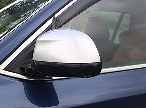 Eppar Нови Защитни етикети на огледалото за Обратно виждане, съвместими с BMW X3 2018-2020 (сребрист)