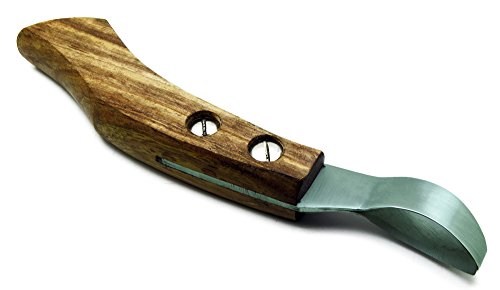 Нож за Копита 7,5 Средна Ковач Инструмент С Дървена Дръжка Инструменти Премиум-Клас С Подобрен Дизайн