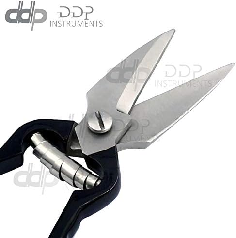 Ножици DDP за гниене на краката (черни), ножици за подстригване на копита овче ковач от неръждаема стомана
