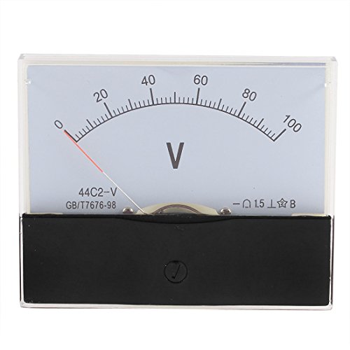 Aexit DC 0-100 В Електрически Тест Аналогов Панел Волтметър Измерване на Напрежение Измервателен уред Тестери на напрежение