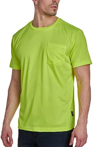 Мъжки t-shirt Bass Creek Outfitters с висока видимост, Защитна Тениска С къс ръкав - Performance Dry Fit, Впитывающая влагата, 2 опаковки