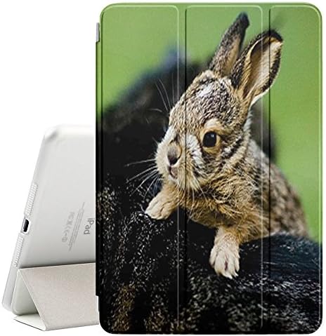 STPlus Baby Rabbit Бъни Animal Smart-Калъф с заден капак + Функцията за автоматичен режим на сън /събуждане + Поставка за