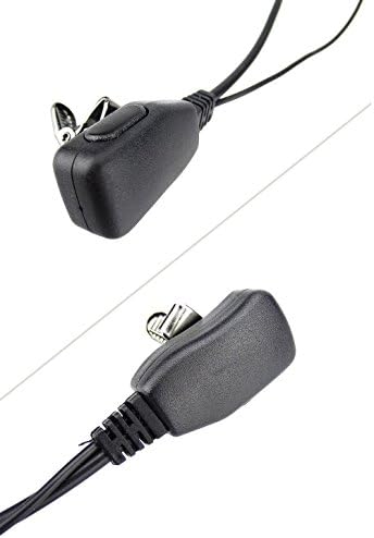 2 опаковки Стереоакустических слушалки-обшивки с въздушна клапа на тръбата Xfox® със защита от радиация с водачи за микрофон конектор 3.5 мм, Съвместим с мобилни телеф