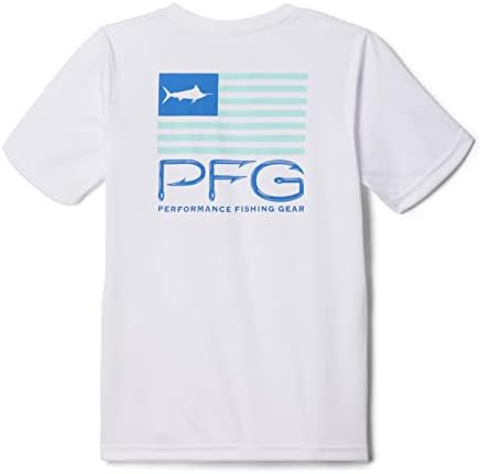Системата терминал принадлежности за момчета Columbia PFG Fish Flag С Къс ръкав