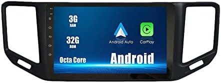 Андроид 10 Авторадио Автомобилната Навигация Стерео Мултимедиен плейър GPS радио 2.5 D Сензорен екран за vw Teramont 2017-2018 Восьмиядерный 3 GB оперативна памет И 32 GB ROM (CarPlay / Andr