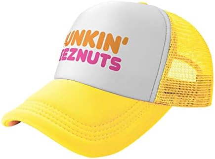 Шапка Dunkin Deez Nuts - Забавни Глупави Шапки Шофьори На Камиони За Партита - Реколта Новост, Луда Бейзболна Шапка Възстановяване На Предишното Положение В Ретро Стил