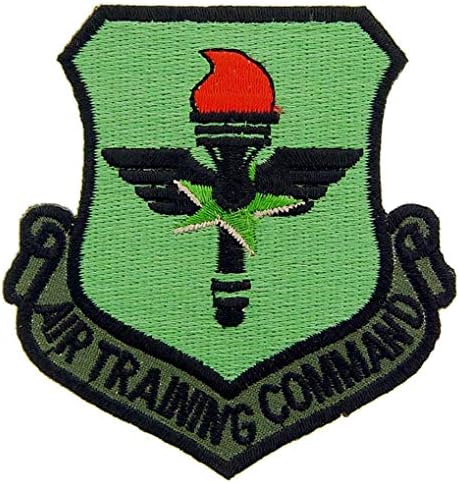 Бродирана нашивка на Командването на военно-въздушните сили на САЩ USAF Air Training Command с приклеиванием желязо (пълна)