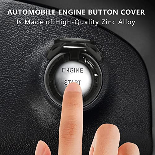 Капачка бутон за стартиране на автомобила, която е съвместима с Infiniti QX50 Q50 Q70 Q70L Q60 QX30 QX60 QX80, защита