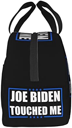 SwpWab Joe Biden Посетени Me Множество Преносима Чанта За Bento От Фолио С Удебелени Изолация, Както За Мъже, Така И За Жени