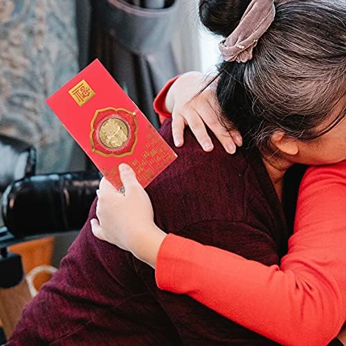 Сватбени пликове празника на Джобен 5шт Нова Година коледна червен пакет 2022 китайски червени пакети парични