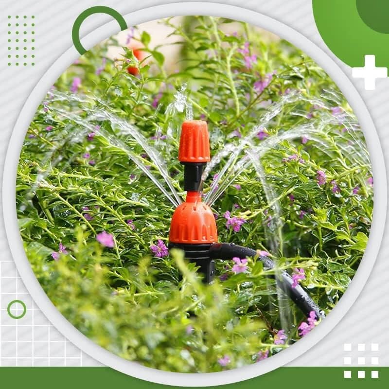 KJHD Система за автоматично напояване с охлаждане мъгла, комплект за капково напояване с микрораспылением, система за поливане на градината, Комплект фарове за мъгл?