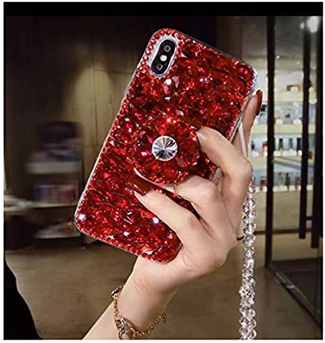 Калъф-поставка с диаманти за Мото One Fusion Plus, 3D Калъф за мобилен телефон с Бриллиантовым блясък Ръчна изработка