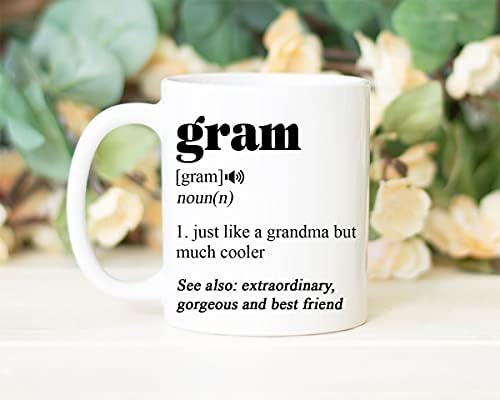 Кафеена чаша Грам - Определяне на грам - Подаръци за Грам - Любов Грама - Забавно чаша Грам - Забавно кафеена чаша