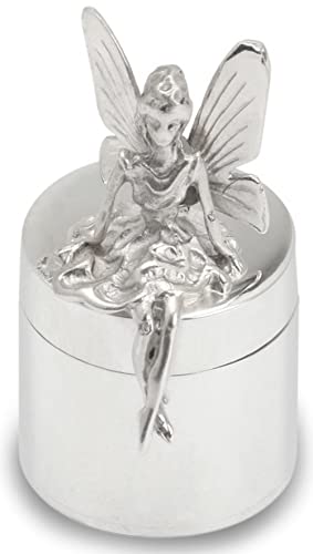 Krysaliis. Кутия за спомен от детската паста за феята от сребро 925 проба Здрав, елегантен подарък кутия за спомен с надпис