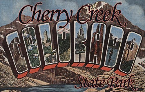 Държавен парк Чери Крийк, Колорадо, Сцена с големи букви (Множество чанта, изработена от памук)