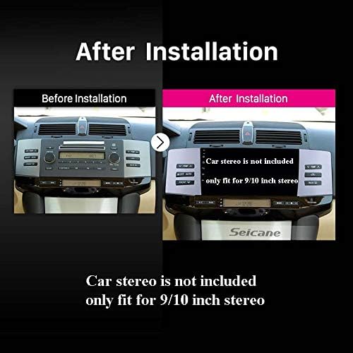 9 инча Радиото в автомобила Рамка за Toyota REIZ 2005 ~ 2009 Черен DVD GPS Navi Плейър Панел на Арматурното табло, Комплект за Монтаж на Стерео Рамка Рамка за Декорация