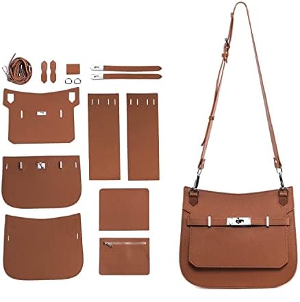 Дизайнерска чанта през рамо POPSEWING направи си САМ Комплект за момичета, Кожен Работен комплект с комплект за шиене