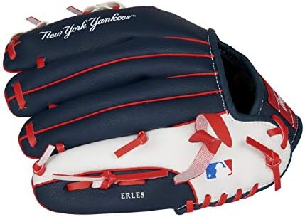 Rawlings | Серия ръкавици за играчи от MLB | Тениски и Младежки бейзболни ръкавици | 10 см | За всички отбори MLB