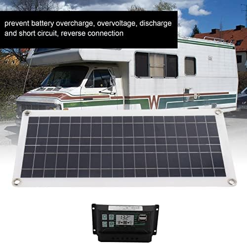30 W, 12-Комплект за Слънчева Енергия Слънчеви панели, 30A Зарядно Комплект Контролер на Напрежението Поликристален Силиций за 12 В Колата на RV Лодка на Морската Ремарке