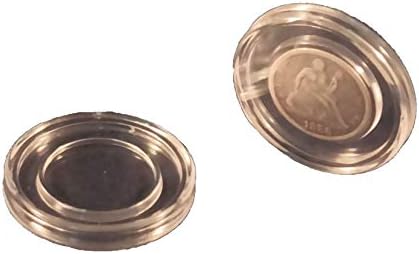 Капсула за монети Guardhouse 18 мм Директно за намаляване на САЩ и Канада, модерни десятицентовиков и други монети с Подобни размери, опаковки по 250 броя