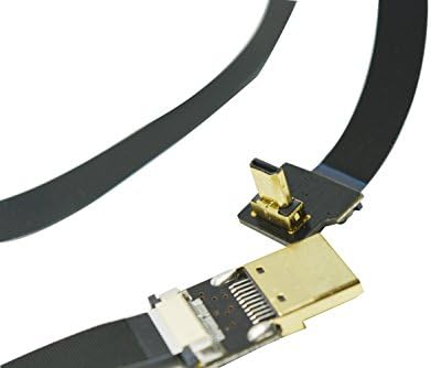 Постоянен дълъг кабел FPV HDMI Micro HDMI под ъгъл от 90 градуса до стандарта HDMI Full HDMI Male за Gopro