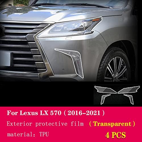 Защитно Фолио GZGZ за външната фаровете на колата Срещу Драскотини от TPU, за Lexus LX570 -2021