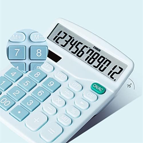 Цифров научен калкулатор CUJUX 12-Цифрен Тенис на Слънчев Калкулатор Инструмент на Финансово-счетоводната дейност