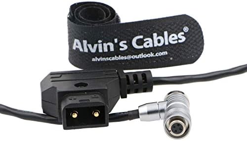 Кабели Alvin's Portkeys Екраниран кабел за захранване на монитор BM5 BM7 Правоъгълен 4-пинов конектор за свързване към Защитному